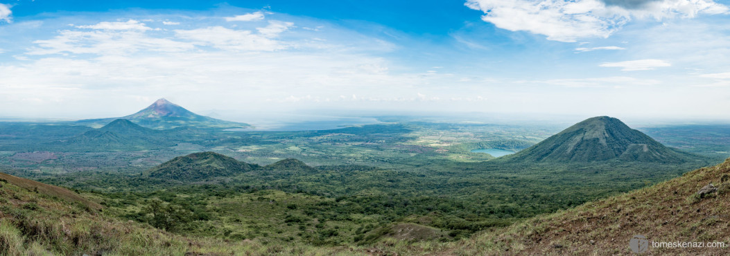 View from El Hoyo volcano, Nicaragua