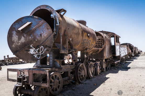 Train Cemetery, Uyuni Salt Flats, Bolivia