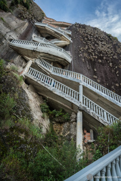 Piedra El Peñol staircase, Guatape, Colombia
