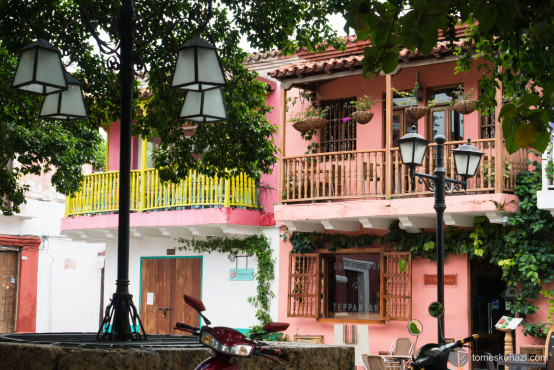 Colourful Square, Cartagena, Colombia