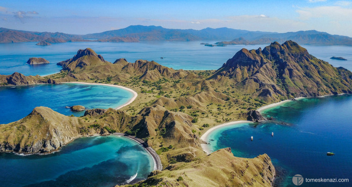 High View on Padar Island, Flores, Indonesia