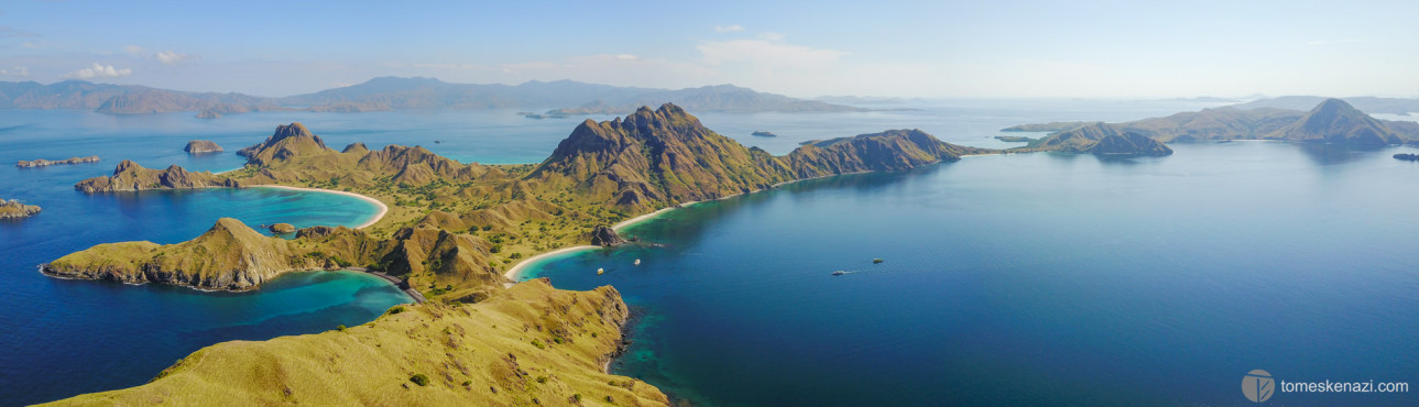 Aerial View from Komodo Village Jetty, Flores, Indonesia