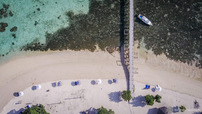 Aerial view from Kanawa, Flores, Indonesia