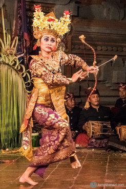 Typical Cultural Dance Show, Ubud, Bali, Indonesia