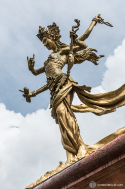 Statue Guarding The Don Antonio Blanco Museum Entrance, Ubud, Bali, Indonesia