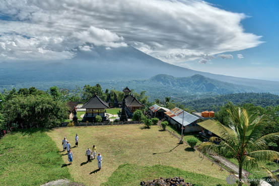 View on Mount Agung, Lempuyang Temple, Bali, Indonesia