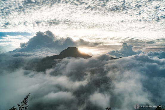 Sunset at 3700m, Mount Rinjani, Lomboc, Indonesia