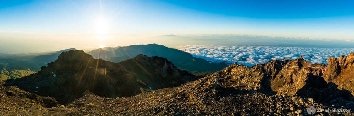 Sunset at 3700m, Mount Rinjani, Lomboc, Indonesia