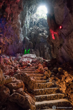 Natural cave, Thakek area, Laos