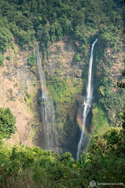 Waterfall in Pakse area, Laos
