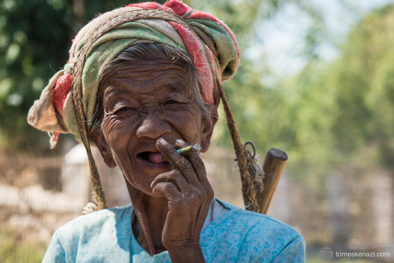 Villager Lady, Myanmar