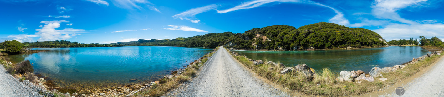 On the road to Farewell Spit, Golden Bay, New Zealand