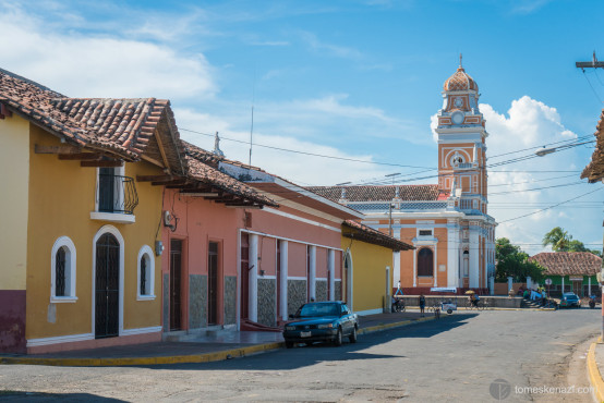 Colourful street of Granada, Nicaragua