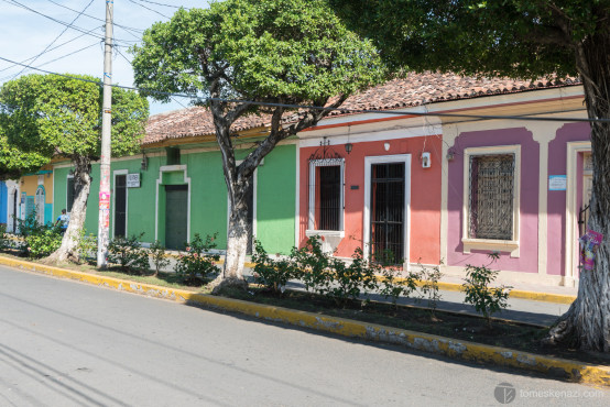 Colourful street of Granada, Nicaragua