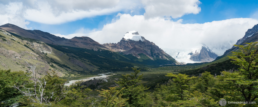 Amazing view from Laguna Torre hike, near El Chalten, Argentina