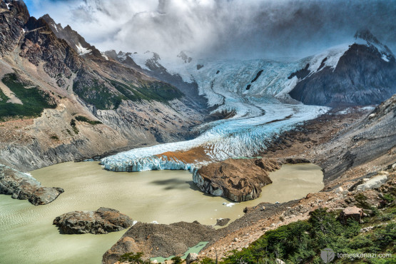 Glacier de la Laguna de Torre, El Chalten, Patagonia, Chile