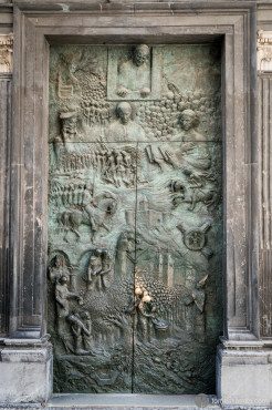 Ljubjana Church Door, Slovenia