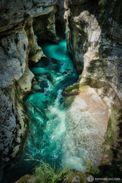 Soca River Canyon, Slovenia. #river #canyon #slovenia #water