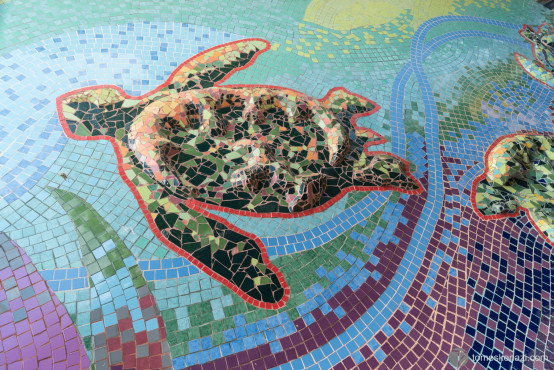 Wall art, Tortuguero, Costa Rica
