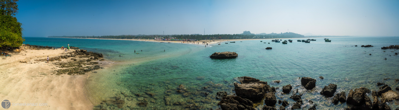 View from Lovers' Island - Ngwe Saung, Myanmar