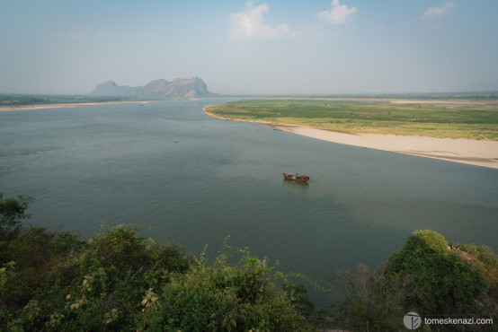 River view from Hpa-Pu, Myanmar