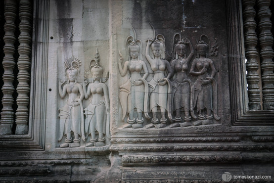 Details of Angkor Wat, Siem Reap, Cambodia