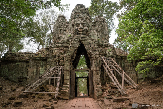 West Gate of Angkor Thom, Siem Reap, Cambodia