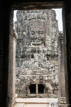 Inside Bayon, Angkor Thom, Siem Reap, Cambodia