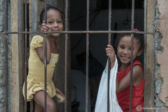 Kids in their casa, Trinidad, Cuba