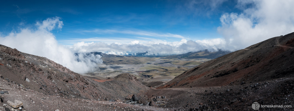 Cotopaxi National Park, viewed from Cotopaxi volcano