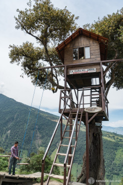 La Casa Del Arbol, The Edge of teh World, The Facebook Swing where everyone takes a profile picture, Ecuador