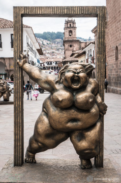 In the streets of Cusco, Peru