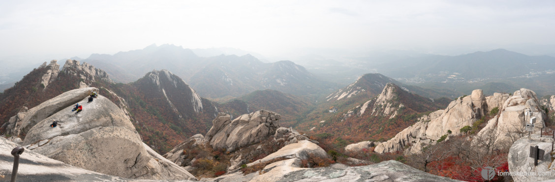 View from Bukhansan, Seoul