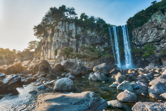 Waterfall near Seogwipo, Jeju island