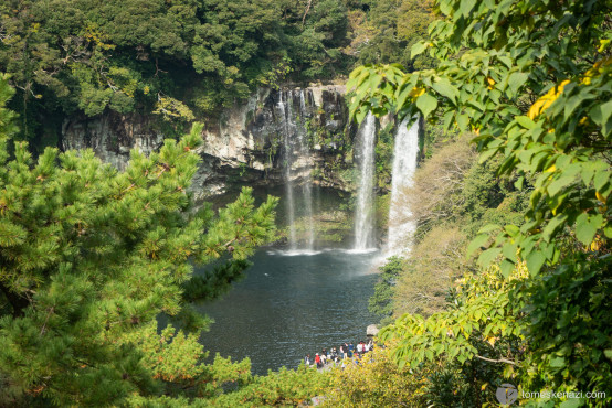 Waterfall near Seogwipo, Jeju island