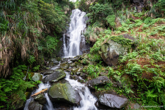 Waterfall in Beitou Park, near Taipei, Taiwan