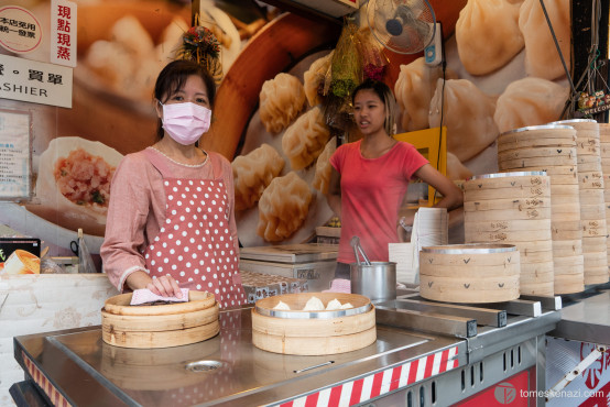 Typical Dumpling Street Food Place, Taipei, Taiwan