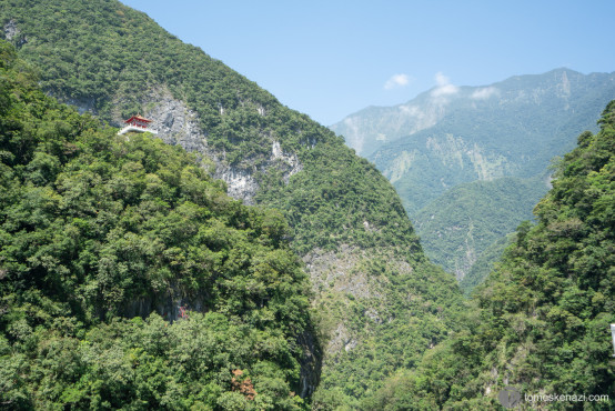 Changuang Temple Bell Tower. You need to hike a little, meeting snakes and other insects on the way there, but the view on the Taroko Gorge from there is just stunning. Taiwan