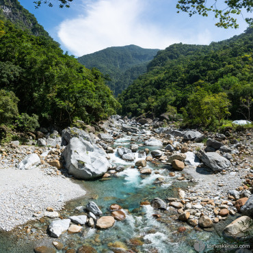 In the Taroko Gorge, Taiwan.