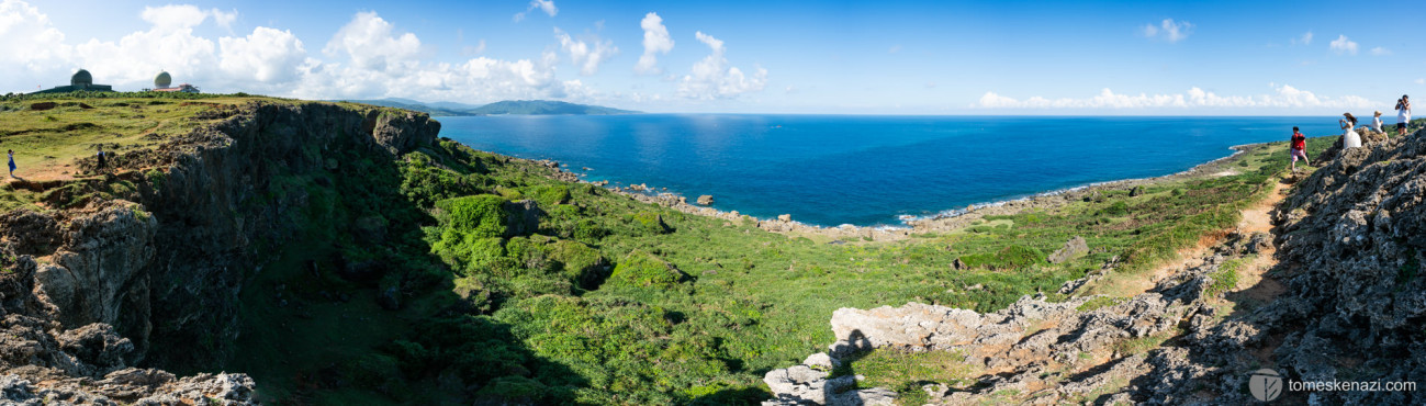 Impressive view from the highs of Kenting National Park, near Longpan Park, Taiwan