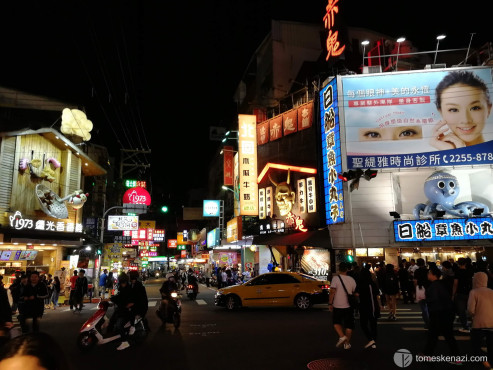 A night market in Taichung